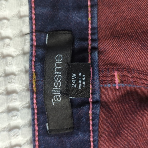 Tallissime jeans embroidered size 24W - Picture 9 of 11